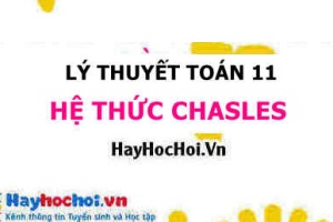 Hệ thức Chasles: Công thức, Ví dụ và Bài tập tự luyện chi tiết